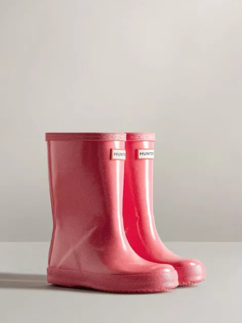 HUNTER Kids' First Classic Starcloud Glitter Waterproof Rain Boot Size 7 Walker